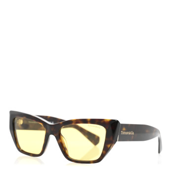 TIFFANY Acetate Tortoise Sunglasses TF4230 Brown Yellow