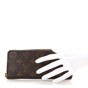 LOUIS VUITTON Monogram Clemence Wallet Mimosa