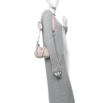 PRADA Nylon Re-Edition 2005 Shoulder Bag Alabastro