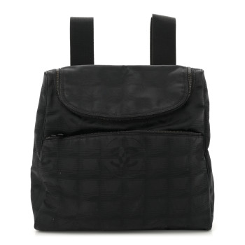 CHANEL Nylon Travel Backpack Black
