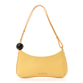 JACQUEMUS Smooth Calfskin Le Bisou Perle Dusty Yellow