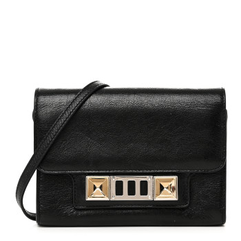 PROENZA SCHOULER Calfskin PS11 Wallet With Strap Black