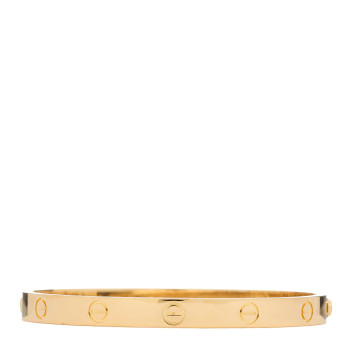 CARTIER 18K Yellow Gold LOVE Bracelet 18