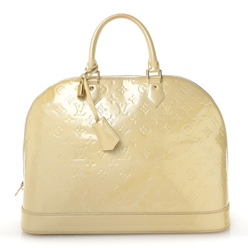 LOUIS VUITTON Vernis Alma GM Blanc Corail