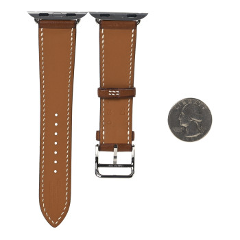 HERMES Barenia 42mm Apple Watch Single Tour Band Fauve