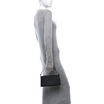 LOUIS VUITTON Epi Pochette Accessories 24 Black LOUIS VUITTON Epi Pochette Accessories 24 Black