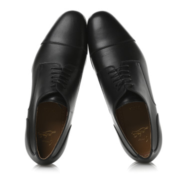 CHRISTIAN LOUBOUTIN Calfskin Mens Surcity Flat Derby Oxford 42 Black