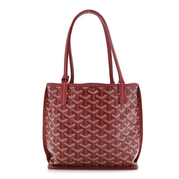 GOYARD Goyardine Reversible Mini Anjou Red