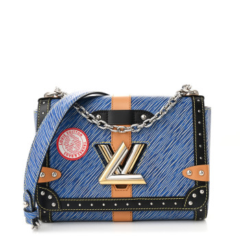 LOUIS VUITTON Epi Complice Trunks and Bags Twist Shoulder Bag MM Denim Light