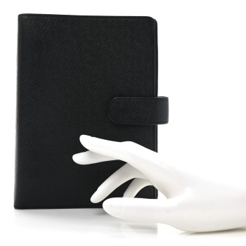 LOUIS VUITTON Taiga Medium Ring Agenda Cover Ardoise