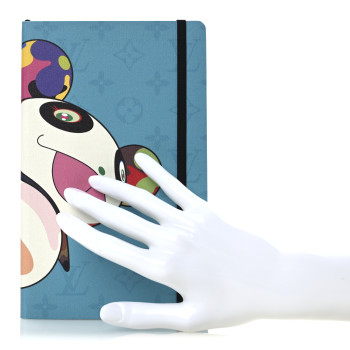 LOUIS VUITTON LV X TM Jane Superflat Notebook MM Turquoise