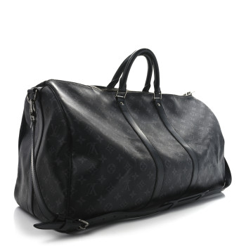 LOUIS VUITTON Monogram Eclipse Keepall Bandouliere 55