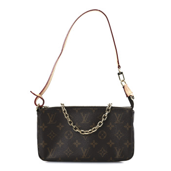 LOUIS VUITTON Monogram Chain Pochette Accessories