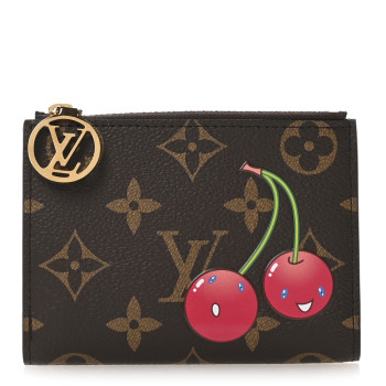 LOUIS VUITTON LV X TM Monogram Cerises Lisa Wallet LOUIS VUITTON LV X TM Monogram Cerises Lisa Wallet