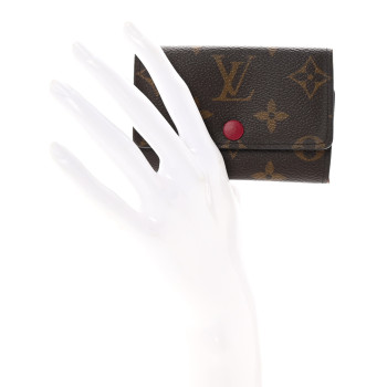 LOUIS VUITTON Monogram 6 Key Multicles Holder Fuchsia
