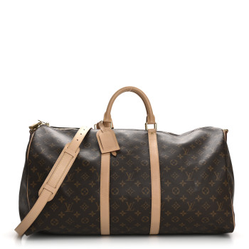 LOUIS VUITTON Monogram Keepall Bandouliere 55