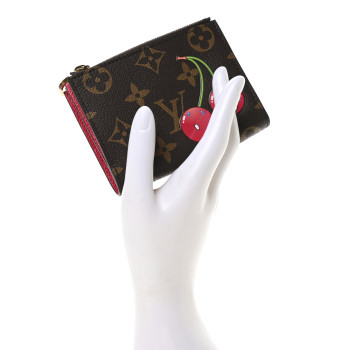 LOUIS VUITTON LV X TM Monogram Cerises Lisa Wallet LOUIS VUITTON LV X TM Monogram Cerises Lisa Wallet