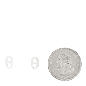 HERMES Sterling Silver TPM Farandole Earrings