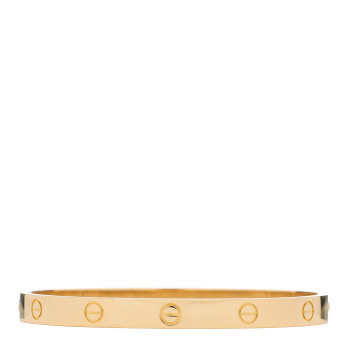 CARTIER 18K Yellow Gold LOVE Bracelet 19