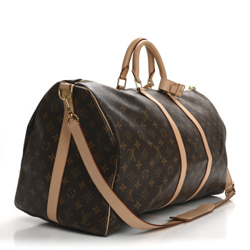 LOUIS VUITTON Monogram Keepall Bandouliere 55