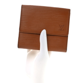 LOUIS VUITTON Epi Elise Wallet Kenyan Fawn