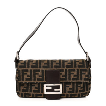 FENDI Zucca Baguette Tobacco