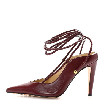 BOTTEGA VENETA Nappa Spritz Pumps 36.5 Cherry