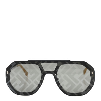 FENDI Acetate FF Aviator Sunglasses FE40006U Black Yellow