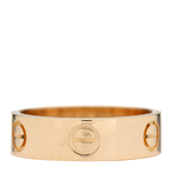 CARTIER 18K Yellow Gold 5.5mm LOVE Ring 55 7.25