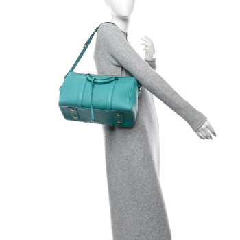 LOUIS VUITTON Veau Cachemire SC Bag PM Turquoise