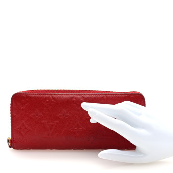LOUIS VUITTON Empreinte Clemence Wallet Cherry