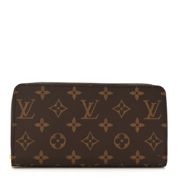 LOUIS VUITTON Monogram Zippy Wallet Coquelicot