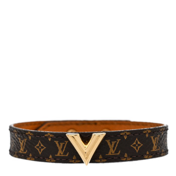 LOUIS VUITTON Monogram Essential V Bracelet 19