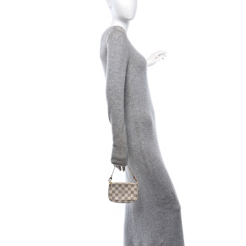 LOUIS VUITTON Damier Azur Mini Pochette Accessories
