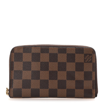 LOUIS VUITTON Damier Ebene Zippy Compact Wallet