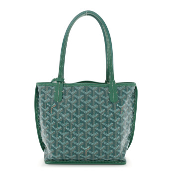 GOYARD Goyardine Reversible Mini Anjou Green