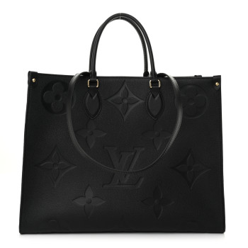 LOUIS VUITTON Empreinte Monogram Giant Onthego GM Black