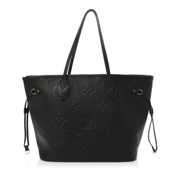 LOUIS VUITTON Empreinte Monogram Giant Neverfull MM Black