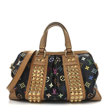 LOUIS VUITTON Monogram Multicolor Courtney MM Black
