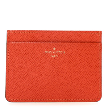 LOUIS VUITTON Calfskin Jeanne Wallet Insert Piment