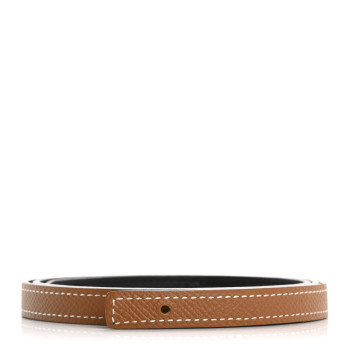 HERMES Epsom Swift 13mm Belt Strap 80 32 Gold Black