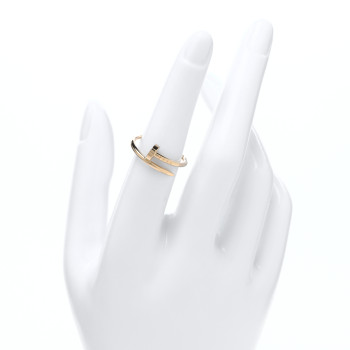CARTIER 18K Yellow Gold Small Juste Un Clou Ring 52 6