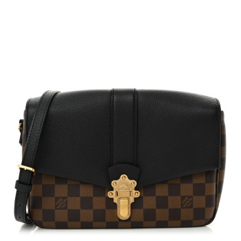 LOUIS VUITTON Damier Ebene Clapton Black