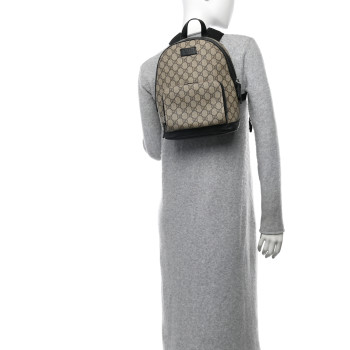GUCCI GG Supreme Monogram Small Eden Day Backpack Black