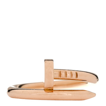 CARTIER 18K Pink Gold Juste Un Clou Ring 56 7.5