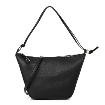 LOEWE Calfskin Mini Hammock Hobo Black