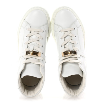 HERMES Calfskin Daydream Sneakers 38.5 White
