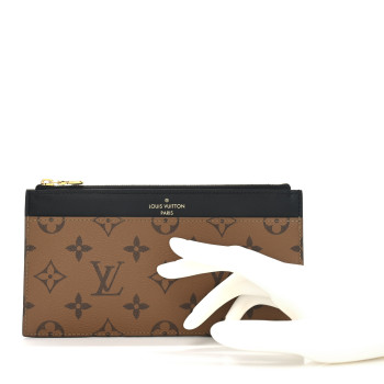 LOUIS VUITTON Reverse Monogram Slim Purse