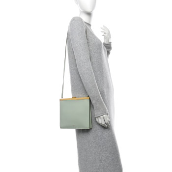 CELINE Smooth Calfskin Mini Clasp Bag Jade