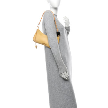 JACQUEMUS Smooth Calfskin Le Bisou Perle Dusty Yellow